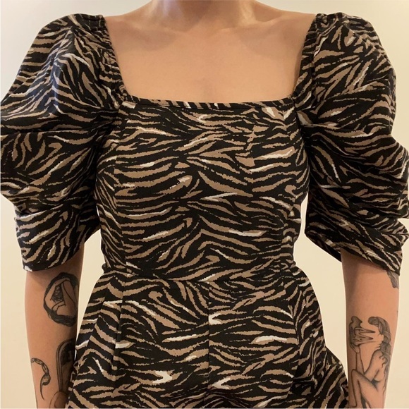 ASOS Collusion Animal Print Romper - Picture 3 of 5